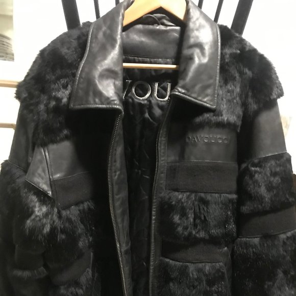 Davoucci Genuine Leather Bomber Jacket - Picture 1 of 8